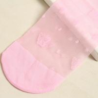 1 Pair Baby Girl White Cute Socks Silk Children Dance Butterfly Print High Over Knee School Uniform Ultra-thin Lace Sock