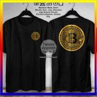 847Kaos Bitcoin cryptocurrency เหรียญทอง BTC Cypto - ฮอด blockchain เทรดเดอร์ Investasi Baju Distro สบายผ้าฝ้ายหวี 30s-TW9050603