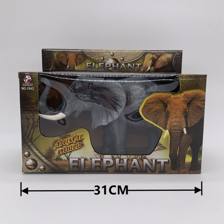 ของเล่นช้าง3d-เดินได้-มีไฟ-มีเสียง-ใส่ถ่านธรรมดา-ช้างป่า-ของเล่นelephant-ช้างมี2สี-1042