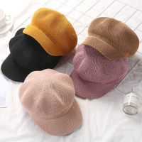 【YF】 New Summer Straw Hat for Women Sun Breathable Cap Outdoor Casual Octagonal Hats