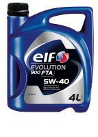 elf [ 5W-40 ] 4 ลิตร น้ำมันเครื่องเบนซินสังคราะห์แท้ 100% EVOLUTION 900 FTA (API SN/CF)