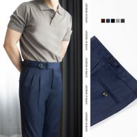 ❦ [5สี]กางเกง Classic Pant Double Pleated Trouser Ver2 [ ✂️มีบริการตัดความยาว ] Dandy Cosmo