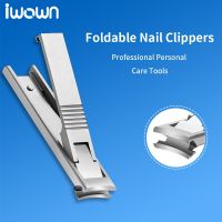 Portable Ultra thin Foldable Nail Clippers Stainless Steel Hand Toe Nail Clipper Cutter Trimmer Professional Manicure Tool 2022