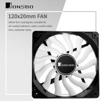 【YF】☼  JONSBO 12020 120MM Computer Cooling 20MM Thin Quiet for CPU Cooler Chassis