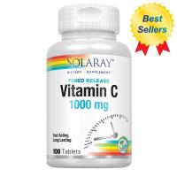 Solaray, Timed-Release Vitamin C, 1,000 mg. x 100 Tablets