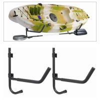 2Pcs Kayak Rack Canoe Wall Mounted Rack Surfboard Storage Hooks Boat Paddle Paddleboard Holder Wall-mounted kayak storage tools