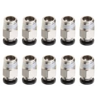 AXYB 10 Pieces PC4-01 M10 Quick Fitting Straight Pneumatic Fitting Push to Connect for 3D Printer 1.75mm Filament 3D Printer Parts