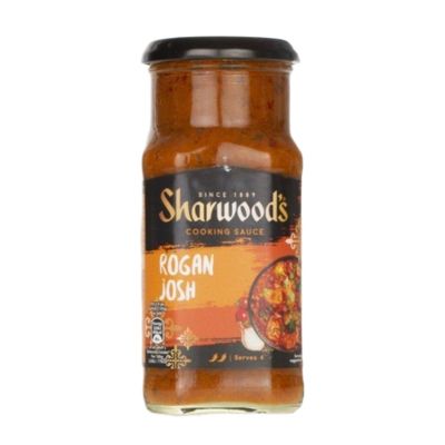 Import Foods🔹 Sharwoods Indian Cooking Sauce for Rogan Josh 420g ซอสสำหรับทำอาหารอินเดีย โรแกนจอช