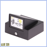 Bluesea โคมไฟโคมไฟผนังกันน้ำ LED อลูมิเนียม3 5W,โคมไฟไฟตกแต่งในสวนเชิงไฟติดผนังกลางแจ้ง IP67 1ชิ้น