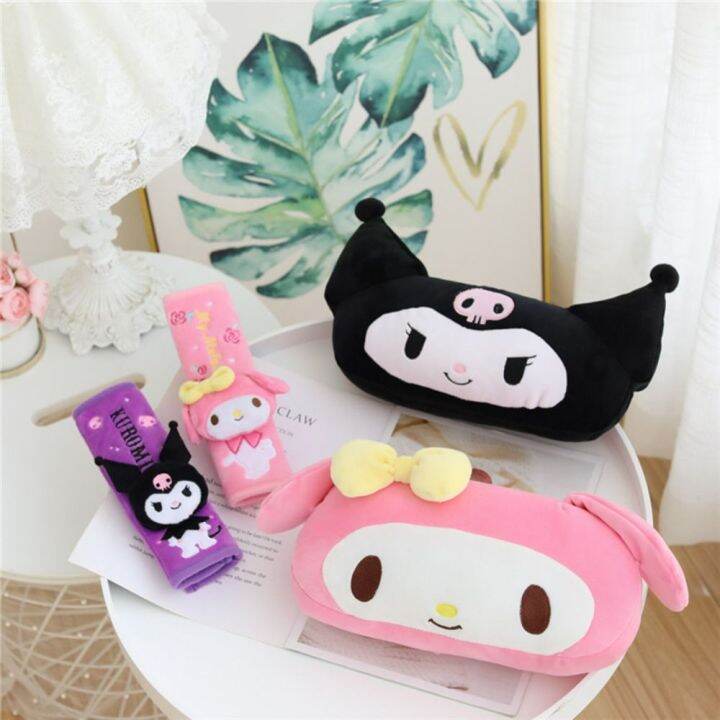 QINDALLE Kuromi Kuromi Car Neck Pillow My Melody Plush My Melody Seat