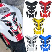 For Honda Yamaha Motorcycle Sticker Fishbone 3D Gas Oil Fuel Tank Pad Stickers Protector Cover Cap Flame Decal Essories