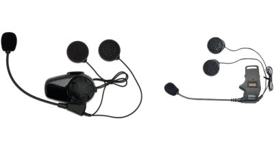 Sena Motorcycle Bluetooth Headset/Intercom &amp; SMH-A0301 Helmet Clamp Kit with Boom Microphone for SMH10 Bluetooth Headset, Black