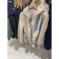 ☌ผลิตภัณฑ์ UNIQLO เก็บไว้20วินาทีในฤดูหนาวใหม่ผ้าฟลีซแจ็คเก็ตมีหมวกแบบมีซิป FX421586 U บ้าน