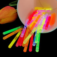 36Pcs Glow Sticks Mini Fluorescence Light Multi Color Fluorescent Light Neon สำหรับงานแต่งงานตกแต่ง Glow Prop