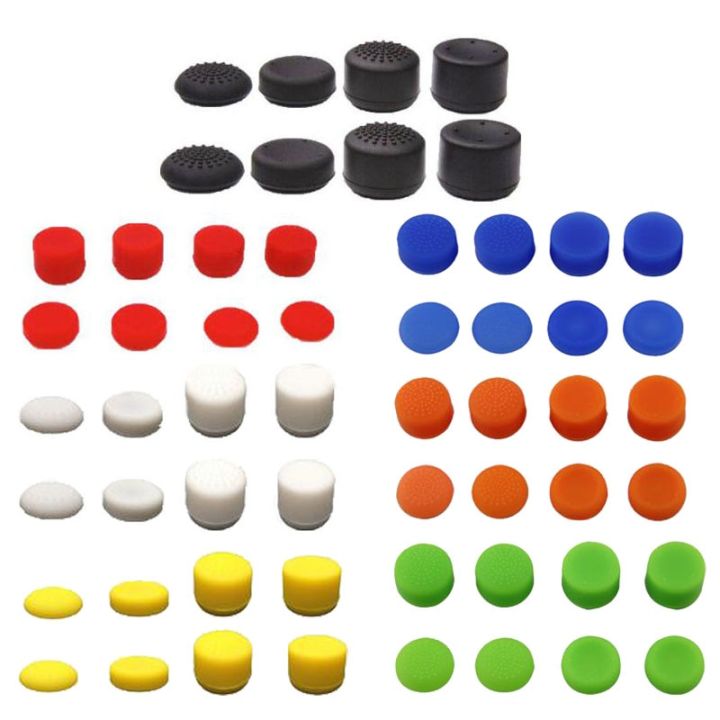 เกมแพดจับจอยสติ๊กแบบกดหัวนิ้วโป้งหมวกแบบติดสูงกว่าฟิล์มป้องกันสำหรับโซนี่เพลย์สเตชั่น-dualshock-3-4-ps3-ps4โปรตัวควบคุม-xbox-360ที่บางเฉียบ