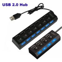 ตัวขยายสัญญาณ Hub กระจายช่อง USB 4พอร์ตสำหรับ2.0เดสก์ท็อปหลายพอร์ตอะแดปเตอร์ USB ความเร็วสูง