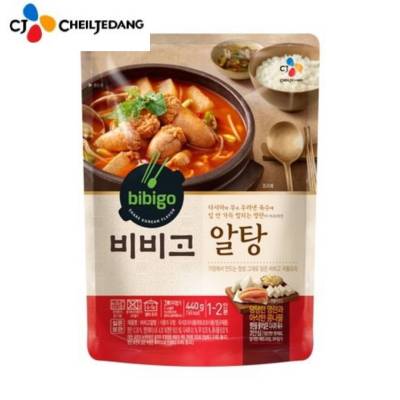 ซุปสตูว์ไข่ปลาเกาหลี CJ Bibigo Korean Altang jjigae stew 알탕 440g อาหารเกาหลี