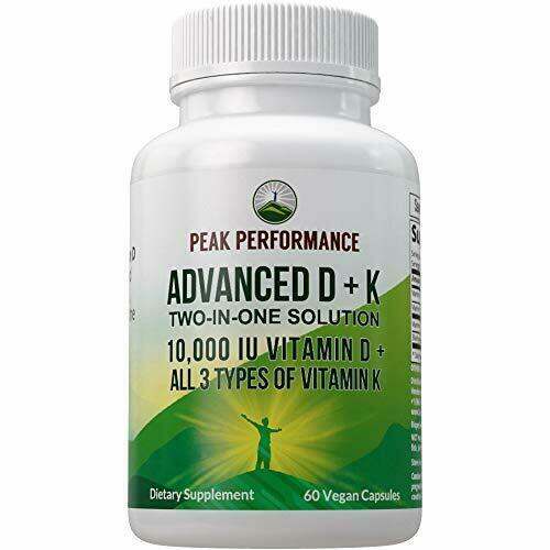 Advanced Vitamin D 10000 IU with All 3 Types of Vitamin K Capsules by