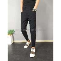 NGHG MALL- Cool new casual pencil pants mens slim elastic leggings handsome pocket pants solid color harem pants