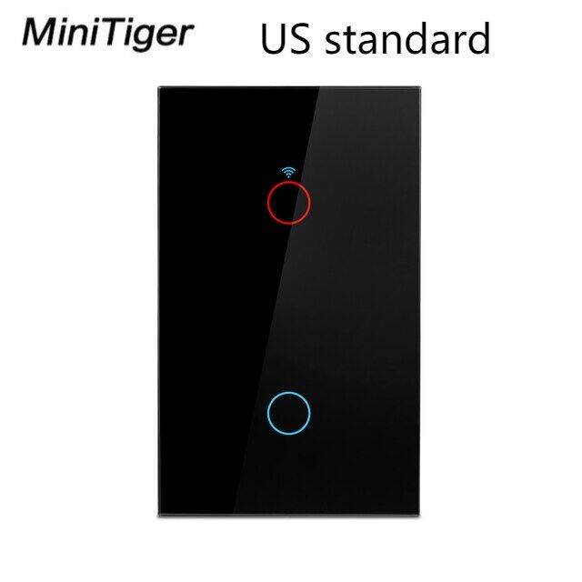 Tuya Smart Life Light Switch WiFi Touch Sensor Smart Switch App Remote