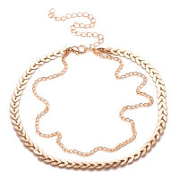 New fashion fishbone chain new Sequin short necklace