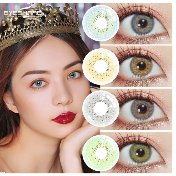 1 Pair Natural Series Contact Lenses Mix Colour Korea Eye Style Contact