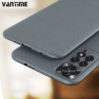 Vantime สำหรับ Xiaomi Redmi Note 11 11S 4G Case หินทราย Ultra Thin Anti-เหงื่อลื่นด้านหลังเคสใส่โทรศัพท์