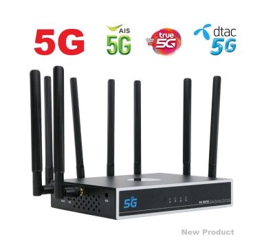 5G CPE Router WiFi 6 5G เราเตอร์ ใส่ซิม รองรับ 3CA 5G 4G AIS DTAC TRUE