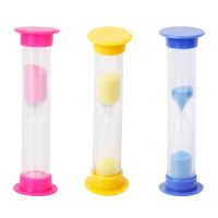 Creative Desktop Sand TIMER เด็กแปรงฟันนาฬิกาทรายตกแต่งบ้านนาฬิกาของขวัญของเล่น 1/2/3 min-zakua