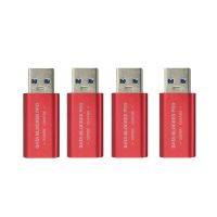 4Pcs USB Data Blocker,USB Data Theft Defender Only for Quick Charge, Protect Against Juice Jacking, Refuse Hacking