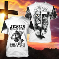 Jesus Warrior Of (สต็อกเพียงพอ) Christ Ammen เสื้อยืดผู้ชาย 3 มิติแบบเต็มพิมพ์ชาย / หญิง Harajuku เบอร์ 12 เสื้อยืด XS-5XLคุณภาพสูง size:S-5XL