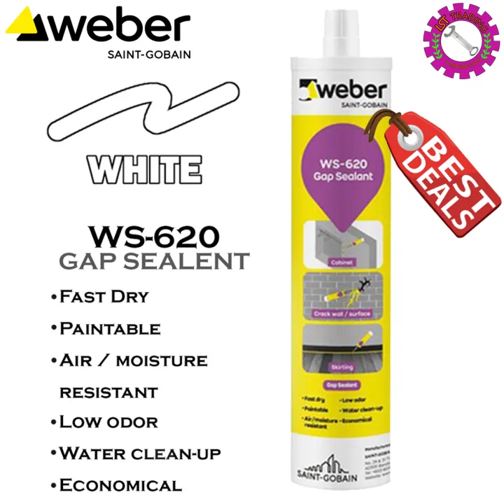 [READY STOCKS] WEBER GAP SEALANT WS620 / SILICONE / SILICON CAT