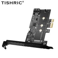 TISHRIC PCIE 1X กับ SATA3.0 M2 NGFF PCI E E Express การ์ดขยาย PCIE Sata คอนโทรลเลอร์ M.2 NGFF B-Key อะแดปเตอร์เพิ่มการ์ด6Gbps อะแดปเตอร์ FJK3825