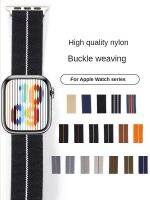 สำหรับ Iwatch 6Se สายนาฬิกา38/ 40มม. 42/44มม. สายนาฬิกาไนลอนถักกันเหงื่อยืดได้7/5/4