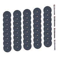 GJPJ-40pcs 32mm Fiberglass Reinforced Cutting Disc Cut Off Wheels With Mandrel Dremel Abrasive Accessories For Rotary Tool Mini Drill