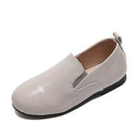 Kids Patent Leather For Boys Girls Grey Patent Comfortable Beautiful Leisure Footwear Size 21-35 Child New Arrival Summer