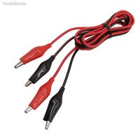 ❦ஐ❈ 1Meter Electrical Alligator Clips Jumper Wire Cable Double-ended Red Black Crocodile Clamps Test Clips Cords for Multimeter