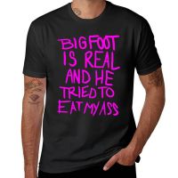 Bigfoot Is Real เสื้อยืดเสื้อยืดสั่งทำเสื้อยืดผู้ชาย