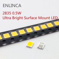 Yingke โคมไฟไดโอดเปล่งแสงชิปไฟ Led Led แบบ Smd 2835 0.5 W 3V 6V 9V 18V 50-55lm พื้นสว่างเฉียบ100ชิ้น