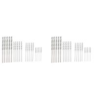 Diamond Drill Bit Set 40 Pieces 4 Sizes 1mm 1.5mm 2mm 2.5mm Twist Tip Jewelry Beach Sea Glass Shells Gemstones Lapidary