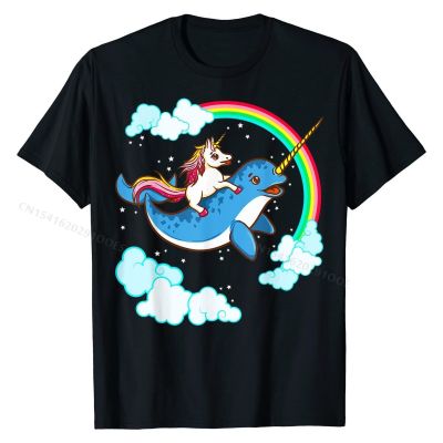 Unicorn Narwhal T-Shirt Cute Funny Kids Gift Women Girl Europe Tops &amp; Tees Cotton Men Tshirts Europe New Arrival