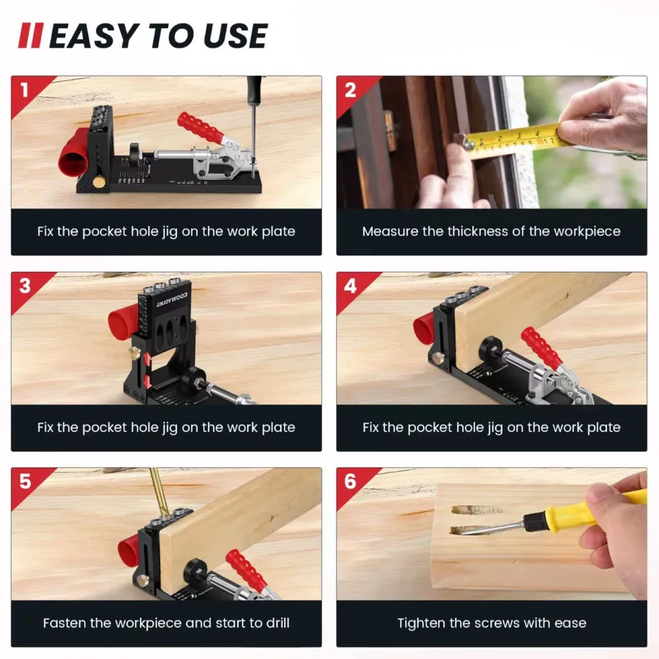 Adjustable Pocket Hole Jig