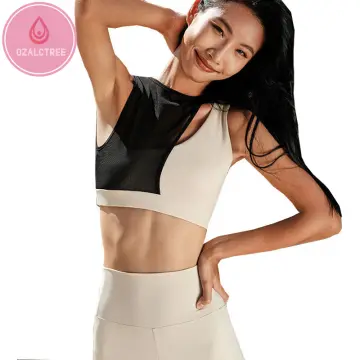 Women Breathable Sport Bras Yoga Shirt Vest Bralette Mesh Crop Top  Brassiere Bra