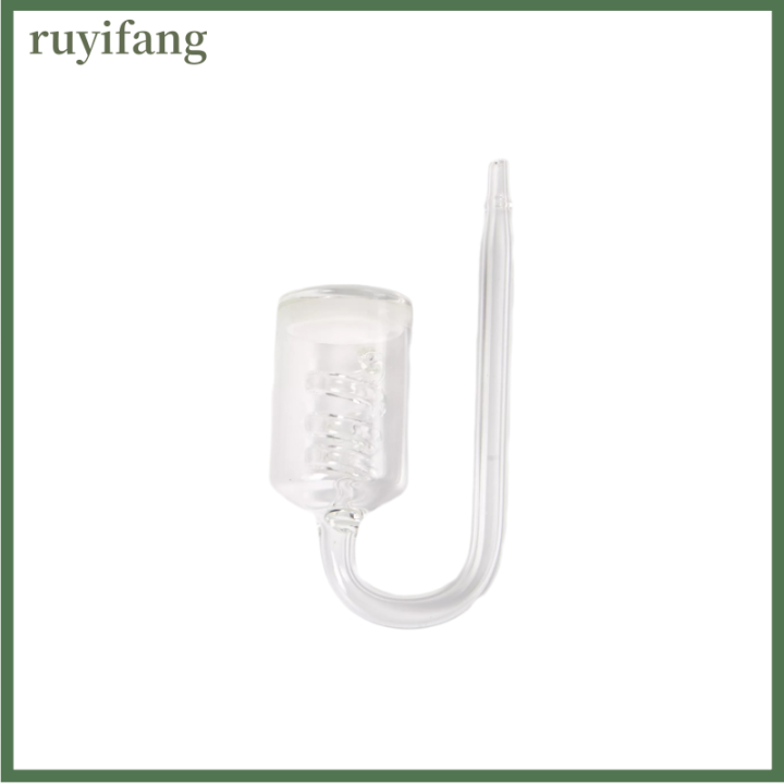 ruyifang-aquarium-co2-diffuser-glass-tank-u-shape-glass-aquarium-co2-bubble-atomizer-reactor-solenoid-regulator-moss-co2เครื่องฉีดน้ำ