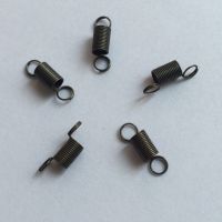 ✠ 5pcs/lot K335 10mm Draw To 70mm Stainless Steel small Tension Spring With Hook For Tensile DIY Toys Free Shipping Russia