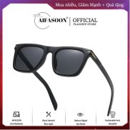 AIFASOON Black Sunglasses for Men Square Sun Glasses Driving Glasses Anti