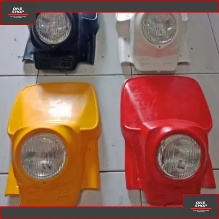 Headlamp Lampu Depan Vintage Trail Klasik LED ELBA Aneka Warna Jadul ...