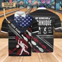 NEW Bowling Mens Polo 2023 Shirts, Custom Embroidered Polo Summer Shirt S-5xl for Men cheap