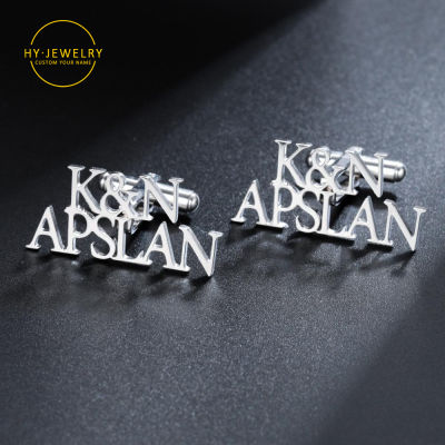 Custom Cufflinks For Groom With Name Personalized Stainless Steel Cufflinks Do Not Fade Jewelry For Best Men Shirt Gifts