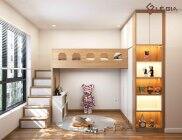 Làm giường tầng cực đẹp cho con, giường 2 tầng ấn tượng Anh Tùng- 2